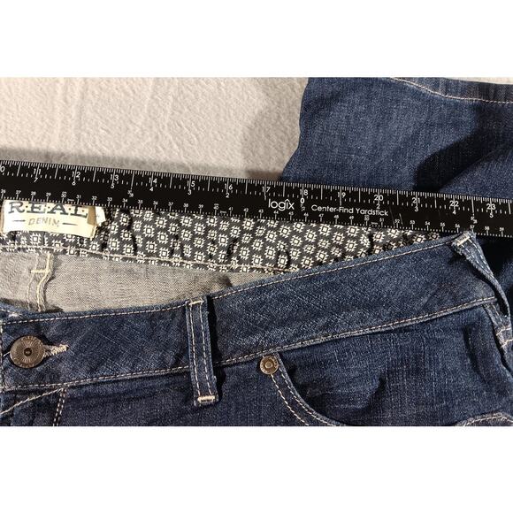 Ariat REAL Denim Skyla Straight Jeans Women’s Size 26WL Blue Medium Wash Western - Picture 5 of 8